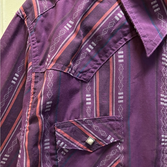 Wrangler western snap women shirt, good condition, size XL - Picture 6 of 15